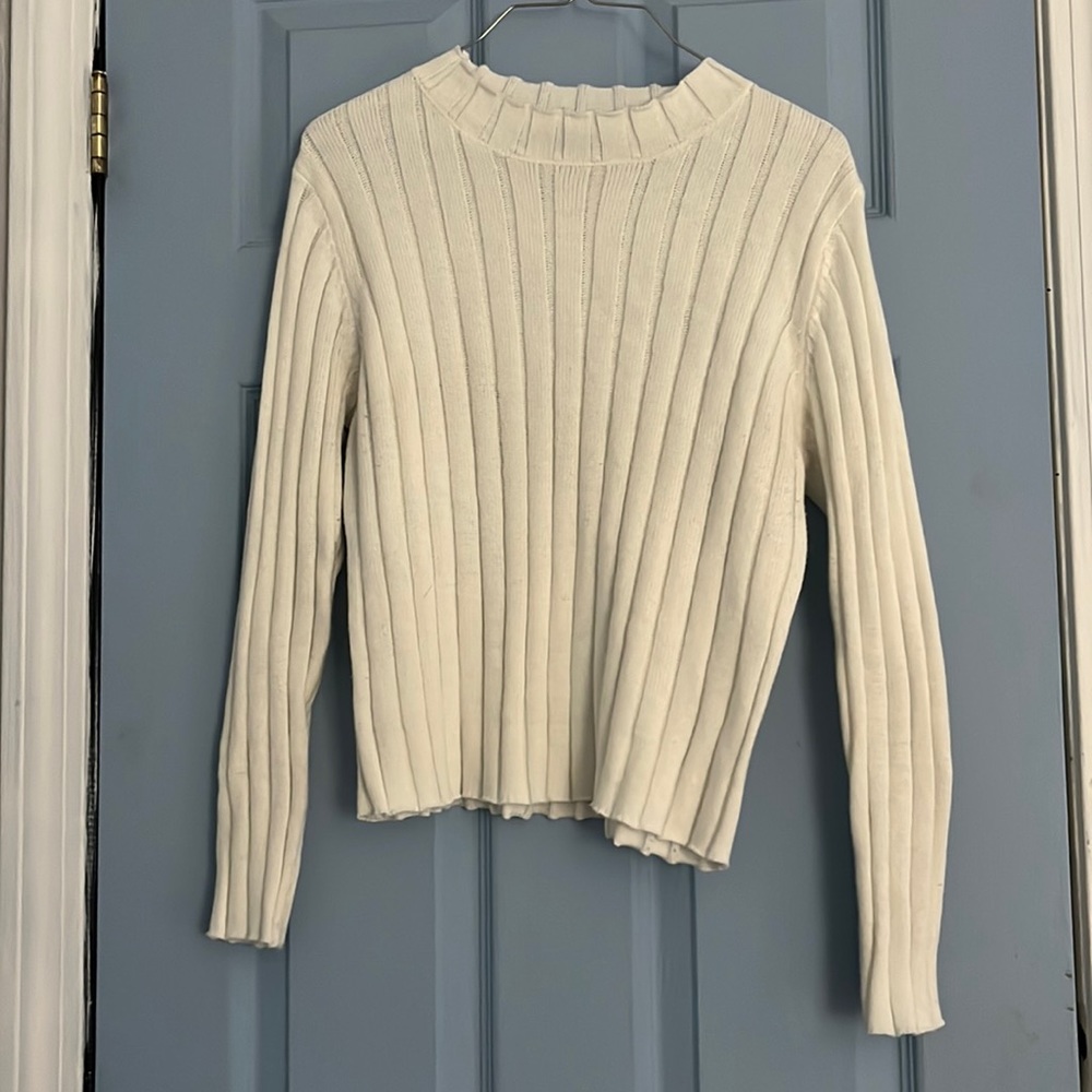 Sweater, color: white, size: M